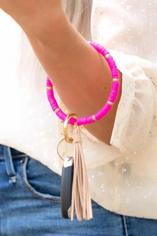 Boho Key Ring Bracelet - Pure Modest Apparel - Key Rings