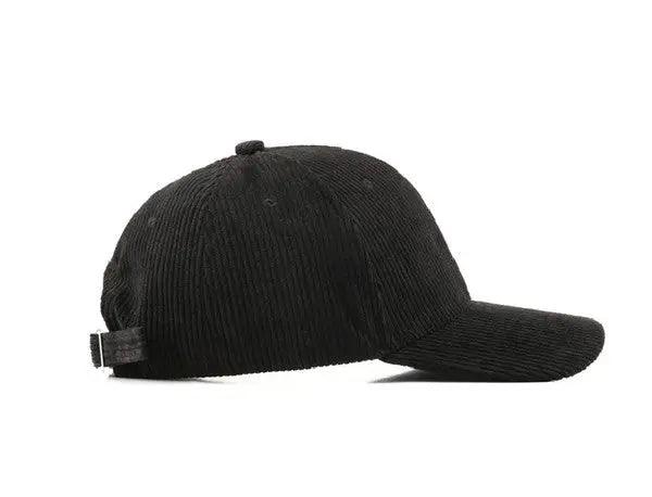 Corduroy Boyfriend Ball Cap - Pure Modest Apparel - Hats