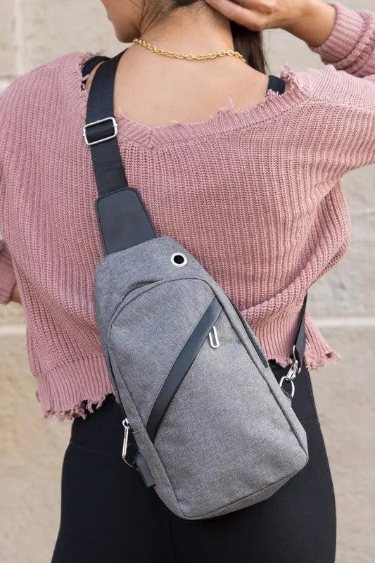 Cross Zip Sling Bag - Pure Modest Apparel - Sling Bags