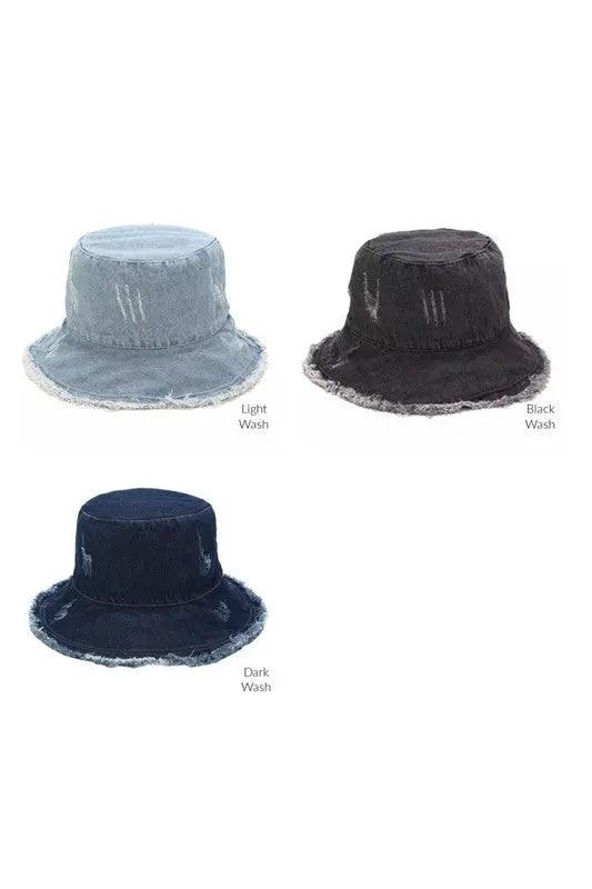 Denim Bucket Hat - High Quality Hats