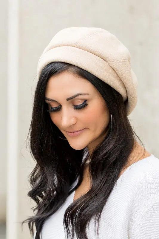 Fold Over Beret - Pure Modest Apparel - Hats