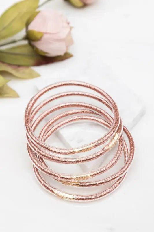 Glitter Jelly Bangle Bracelets - High Quality Jewelry