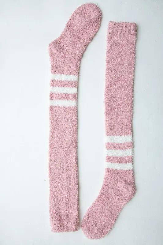 Knee-High Boucle Socks - High Quality Socks