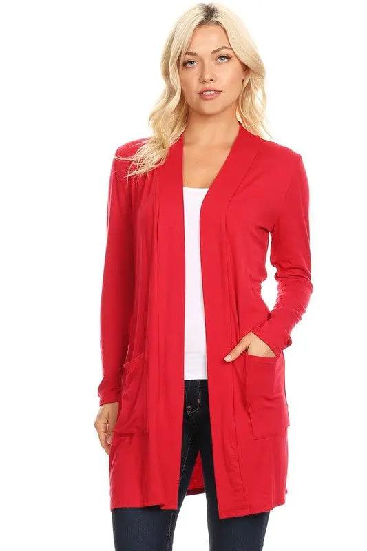 Knee Length Duster Cardigan - Pure Modest Apparel - Cardigans