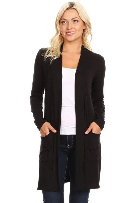 Knee Length Duster Cardigan - Pure Modest Apparel - Cardigans