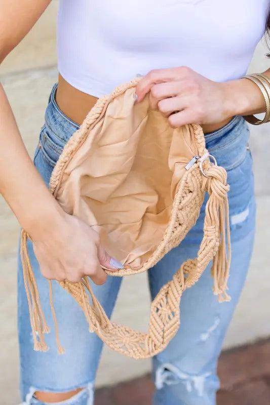Macrame Sling Bag - Pure Modest Apparel - Sling Bags