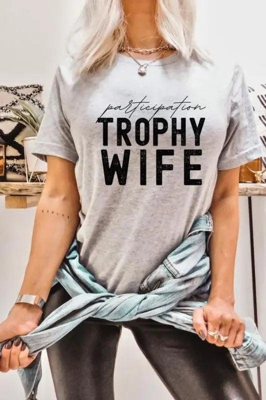 Participation Trophy Wide Graphic Short Sleeve T-shirt - Pure Modest Apparel - Short Sleeve Tops