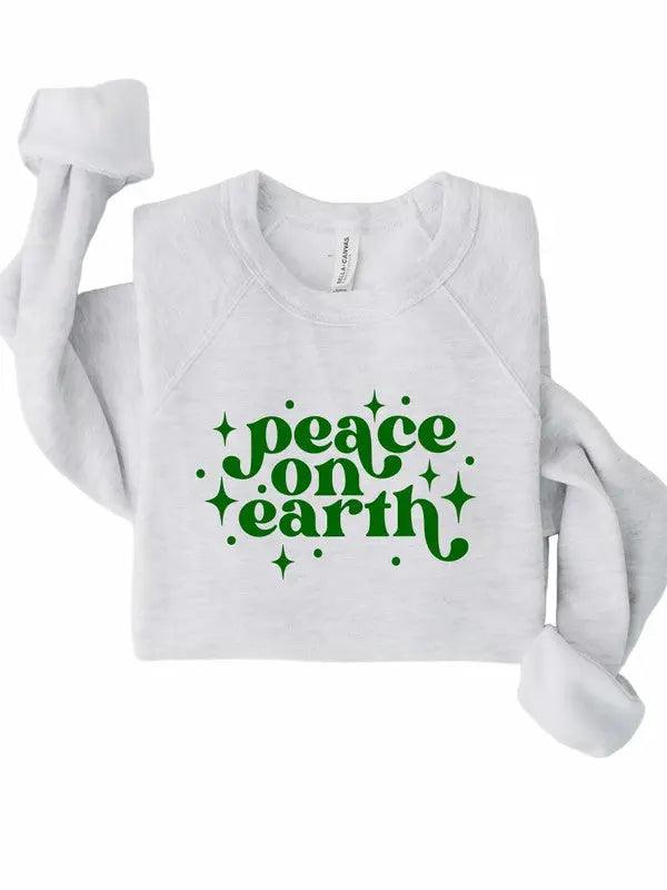 Plus Size Peace On Earth Premium Sweater - High Quality Sweaters