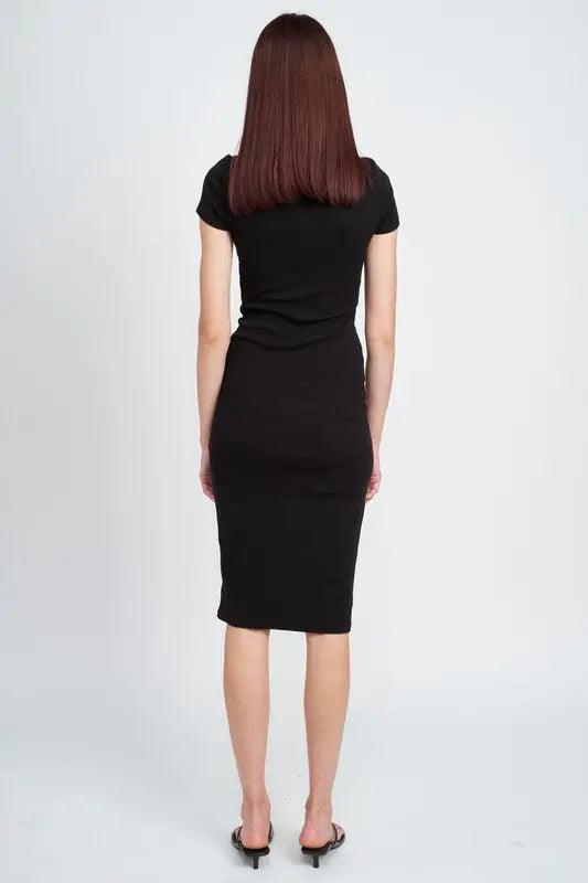 Short Sleeve Midi Dress - Pure Modest Apparel - Midi Dresses