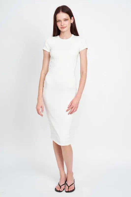 Short Sleeve Midi Dress - Pure Modest Apparel - Midi Dresses