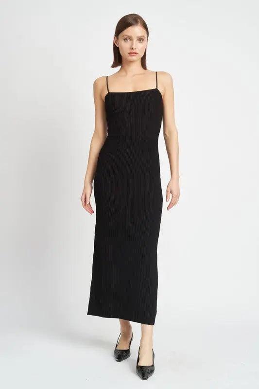 Sleeveless Rib Knit Maxi Dress - Pure Modest Apparel - Maxi Dresses