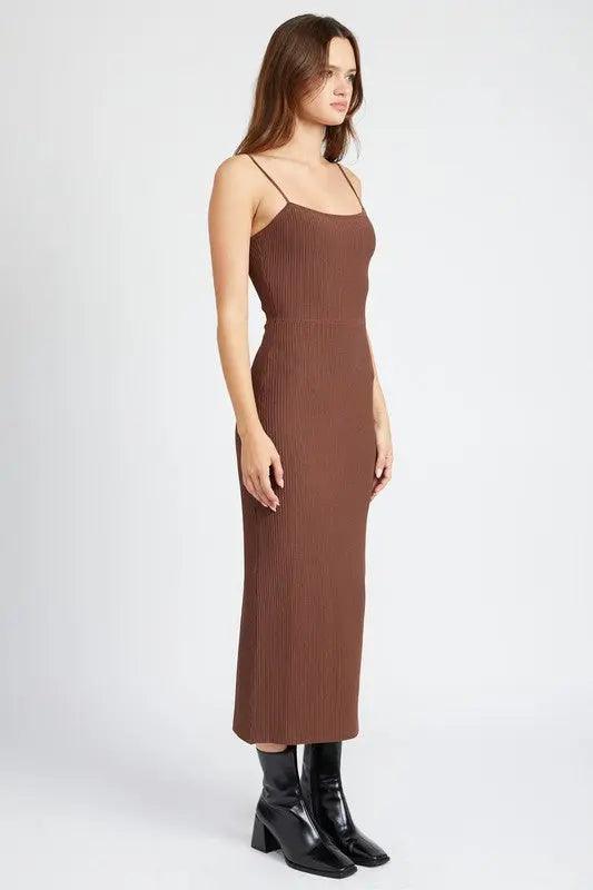 Sleeveless Rib Knit Maxi Dress - Pure Modest Apparel - Maxi Dresses