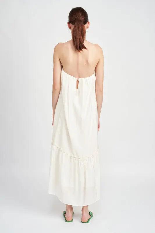 Strapless Tiered Maxi Dress - Pure Modest Apparel - Maxi Dresses